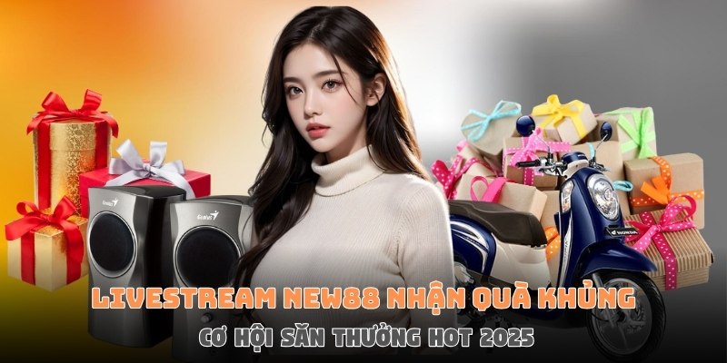 Livestream New88 nhận quà khủng - Cơ hội săn thưởng hot 2025